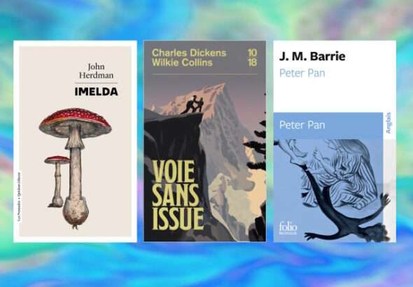 Trois livres de poche conseillés par François Angelier : John Herdman, Charles Dickens et Wilkie Collins, J. M. Barrie