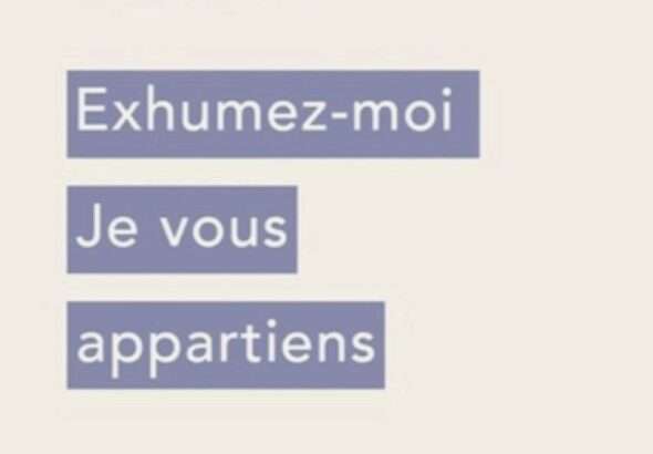 «Exhumez-moi Je vous appartiens», Alexandre Yergeau