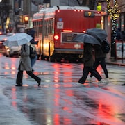 De la pluie verglaçante à Ottawa.