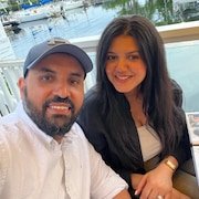 Le Canadien Aziz Benharref et sa femme Hind Iguernane.