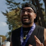Karim Zniber a été le dernier coureur à franchir la ligne d’arrivée dimanche au Marathon de Montréal