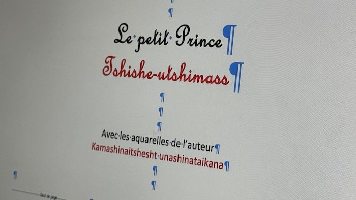 Le Petit Prince de Saint-Exupéry parle l’innu-aimun grâce à Yvette Mollen